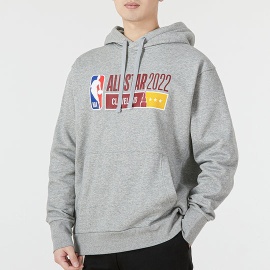 Nike NBA All-star Alphabet Printing Fleece Loose Casual Grey DH9529-063