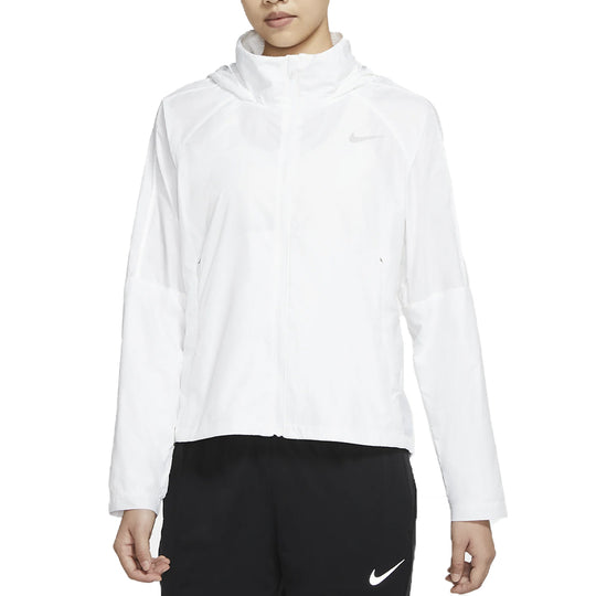 (WMNS) Nike Shield Running Long Sleeves White Jacket CU3386-100
