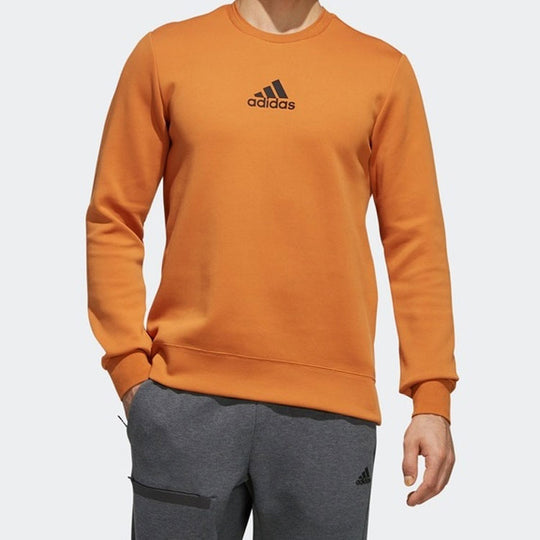 Men's adidas Pullover Knit Orange FJ0264