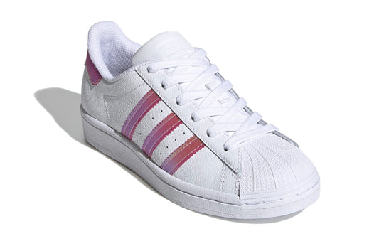(GS) adidas Originals Superstar Shoes 'White Light Pink' FW8279