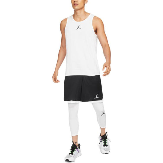 Nike Air Jordan Dri Fit 3/4 Tights Basketball CZ4796-010 BLACK Men's Size  MEDIUM