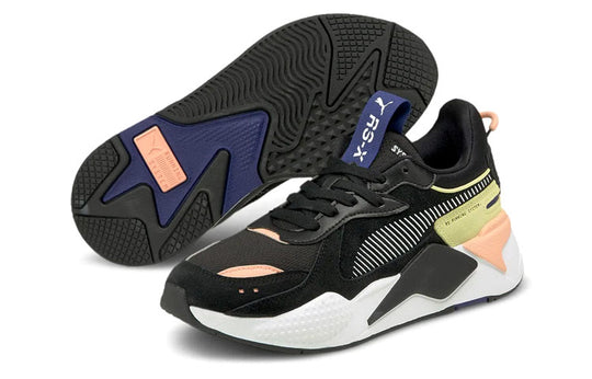 (WMNS) PUMA RS-X Reinvent Low Running Shoes Black/White 371008-14 Athletic Shoes  -  KICKS CREW
