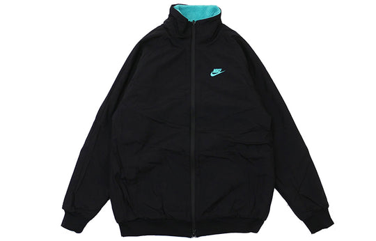 Nike Big Swoosh Reversible Boa Jacket (Asia Sizing) 'Jade Black' BQ6546-301