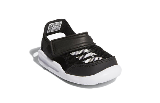 (TD) adidas Fortaswim Black Sandals G54054