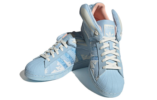 adidas originals Superstar Papercut x Melting Sadness 'Blue White' ID9472