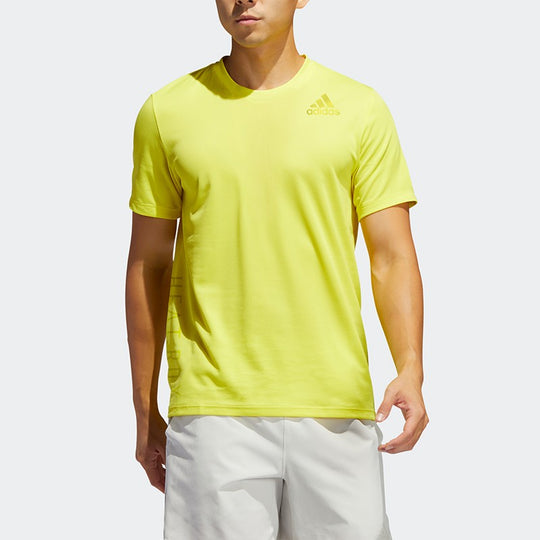 adidas Trg Tee H.Rdy Training Sports Quick-dry Ventilate Male Yellow FM2097