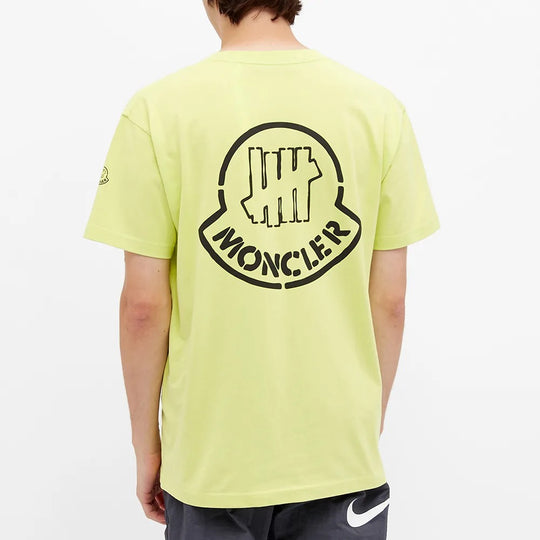 Moncler x Undefeated Genius 2 1952 Small Logo Print Yellow 8C715-10-V8189-118