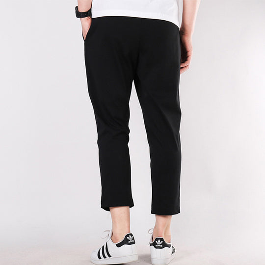 Men's adidas Knit Sports Black Cropped Pants/Trousers GL2241