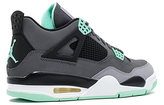 Air Jordan 4 Retro 'Green Glow' 308497-033 Retro Basketball Shoes  -  KICKS CREW