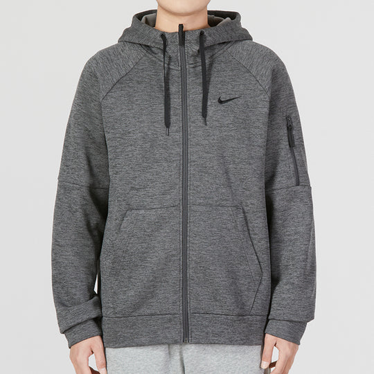 Nike Therma-FIT Zipped Fleece Jacket 'Dark Grey' DQ4831-071 - KICKS CREW