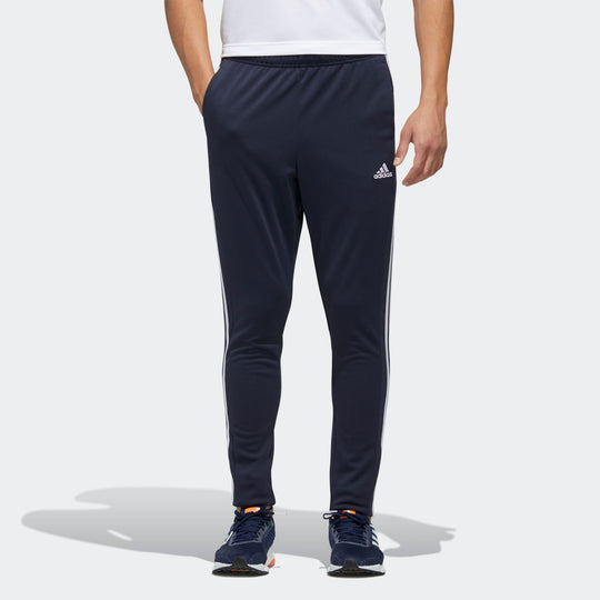 adidas Running Sports Stripe Knit Long Pants Navy Blue FM5354