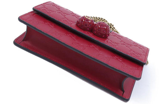 (WMNS) Gucci Canvas Single Shoulder Bag Mini Red 481291-0G6ET-6483