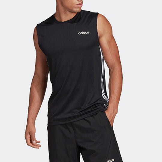 Men's adidas D2M Sl 3S Training Black Vest DT3047