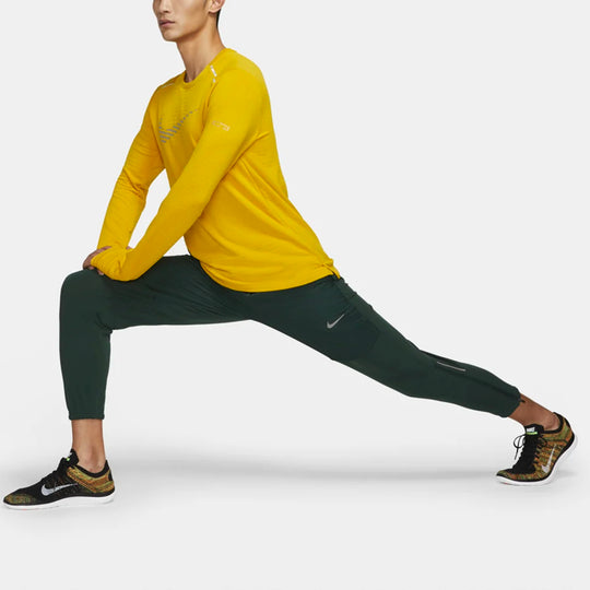 Nike Essential Fleece Running Sports Long Pants Green CU5519-397