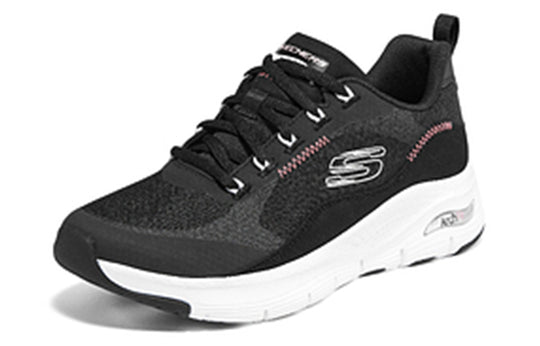 (WMNS) Skechers Arch Fit 'Black White Pink' 149719-BKWP