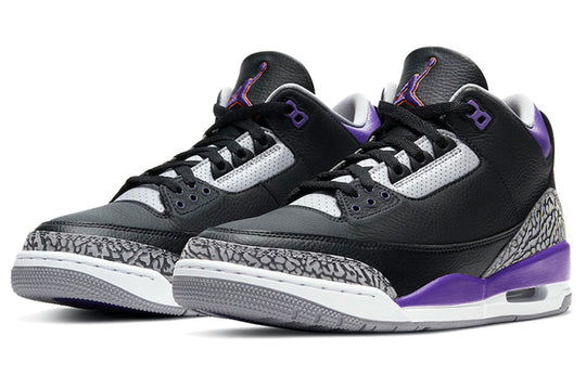 Air Jordan 3 Retro 'Court Purple' CT8532-050 Retro Basketball Shoes  -  KICKS CREW