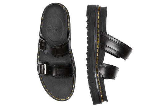 Dr. Martens Myles Brando Leather Sandals Black 23523001