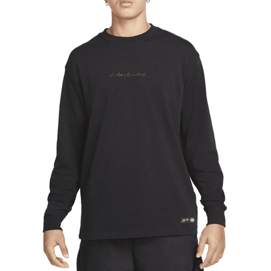 Air Jordan x A Ma Manire Crossover SS22 Long Sleeve Shirt 'Black' DJ9759-010