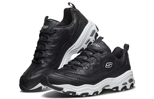 Skechers D Lites 1.0 Low-Top Daddy Shoes Black 51888-BKW