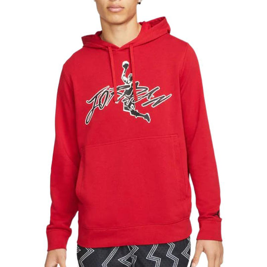Men's Air Jordan Solid Color Logo Pullover Red DJ0634-687