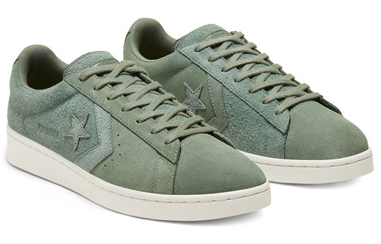 Converse Pro Leather Low 'Earth Tone Suede - Lily Pad' 167889C