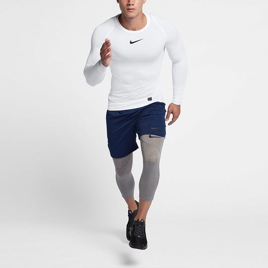 Nike Pro Compression Tight Fitness Clothing Men's White 838078-100 - KICKS  CREW