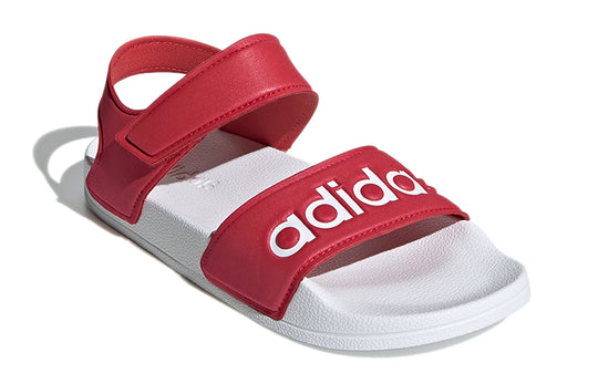 (GS) adidas Adilette Sandal K Red Sandals 'Red White' FV6412