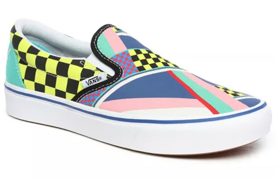 Vans Ramp Tested Comfycush Slip-on Checkerboard Multi-Color 'Black Yellow Blue' VN0A3WMD008