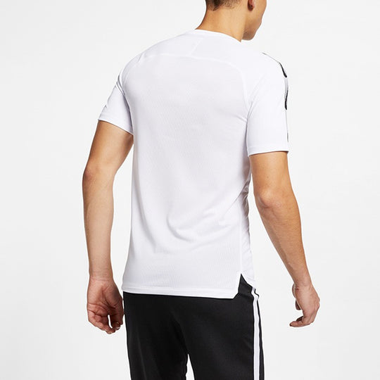 Nike Solid Color Breathable Round Neck Casual Sports Short Sleeve Whit ...