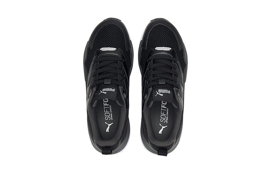 (GS) PUMA X-ray Lite Jr Low Top Running Shoes Black/Grey/White 374393-01