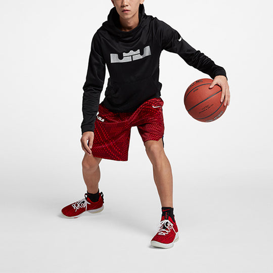 Nike LeBron James Basketball Fleece Lined hooded Pullover Sports Black AQ8318-010