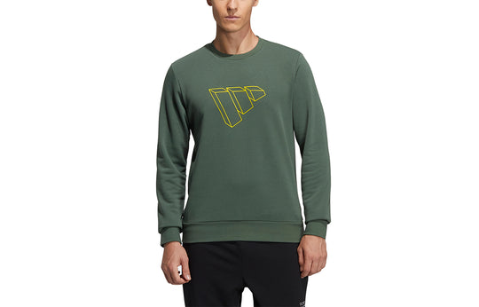 adidas Fi Swt Ft Bos Casual Sports Round Neck Pullover Green GP1003