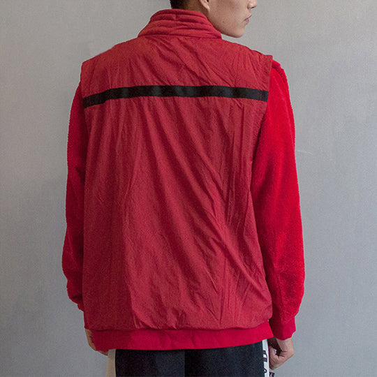 Air Jordan Pullover Fleece Lined Sports Jacket Red AH6256-687