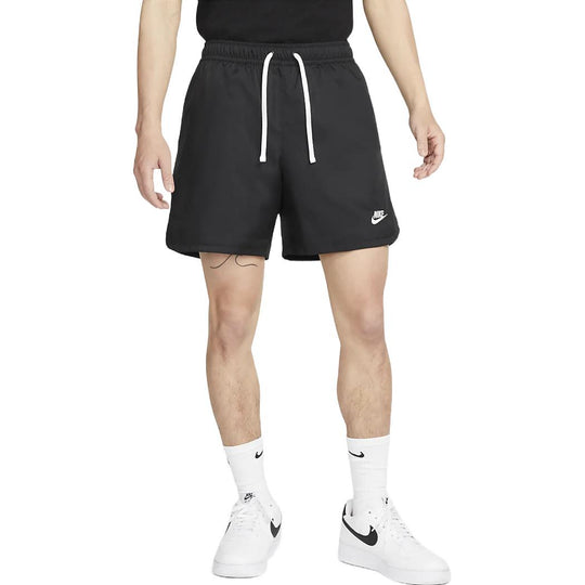 Men's Nike Sportswear Solid Color Minimalistic Lacing Sports Shorts Bl ...