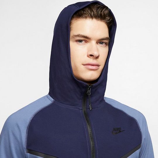 Nike NSW Sportswear Tech Full-Zip Hoodie 'Diffused Blue' CJ4277-491