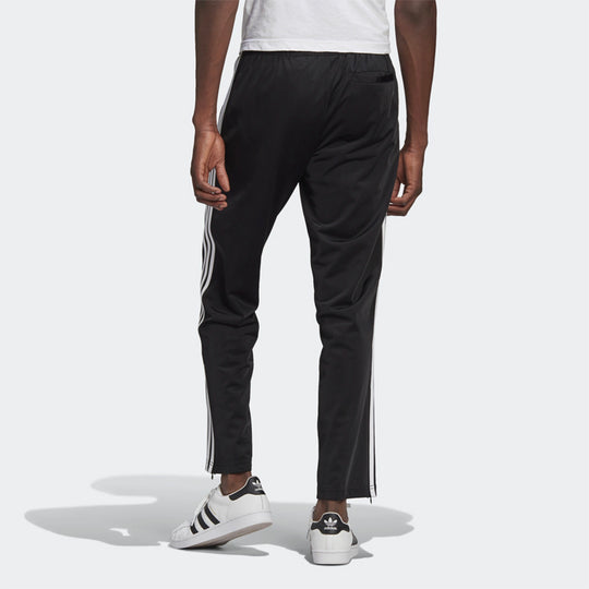 Men's adidas originals Logo Pattern Loose Straight Sports Pants/Trousers/Joggers Black GN3517