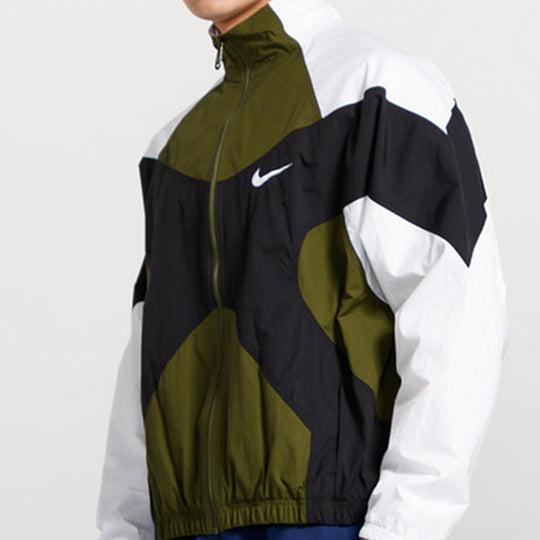 Nike Sportswear Woven Jacket Sports Athleisure Running Jogging Army green BV5211-331