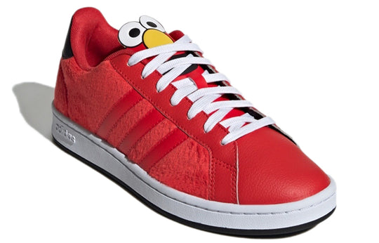 (WMNS) Sesame Street x adidas neo Unisex Grand Court Low-Top Sneakers Red/Black GX3695