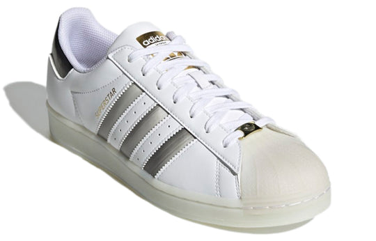 adidas originals Unisex Superstar Sneakers White/Silver/Grey H00233