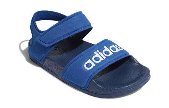 (GS) adidas Adilette Sandal K Blue Sandals 'Blue Black' EG2133