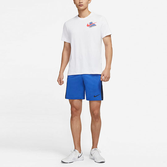 Nike Contrast Color Stitching Sports Shorts Blue DM5945-480