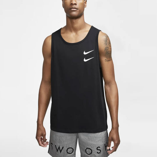Nike Casual Sports Sleeveless Breathable Vest Black CQ5294-010 - KICKS CREW