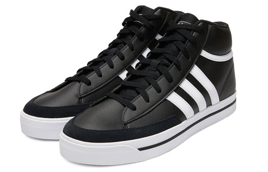 adidas Wear-resistant Lightweight Casual Skateboarding Shoes Black H02214