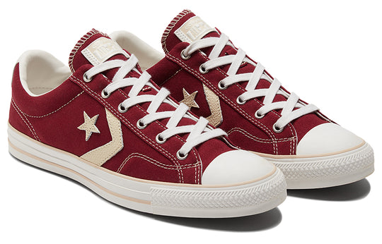 Converse Star Player Non-Slip Wear-Resistant Low Top Casual Canvas Shoes Red 171915C
