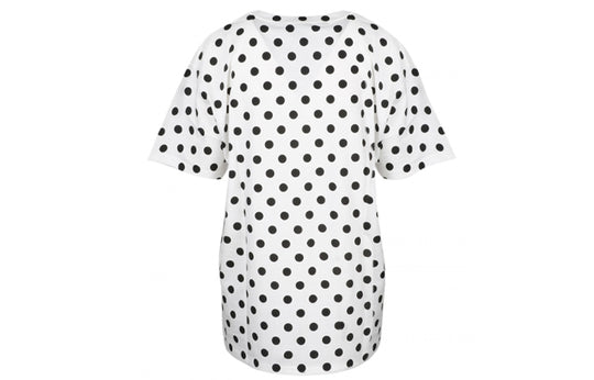 (WMNS) Gucci With Round Neck And Wave Dot Letters For White 615044-XJCLK-9381