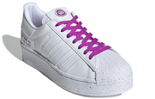 adidas Superstar Bold 'Clean Classics Collection - White Shock Purple' FY0129