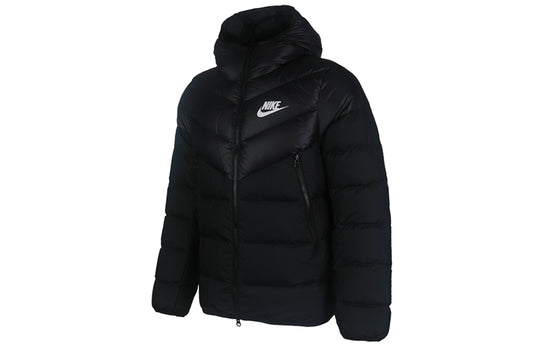 Nike Sportswear Down Fill Sports Hooded Down Jacket Men Black CU0226-010