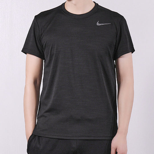 Nike Superset Top SS Training Sports Breathable Round Neck Short Sleeve Black AJ8022-010