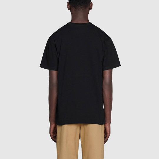 Men's Gucci Round Neck Printing Short Sleeve Black T-Shirt 548334-XJDJW-1082