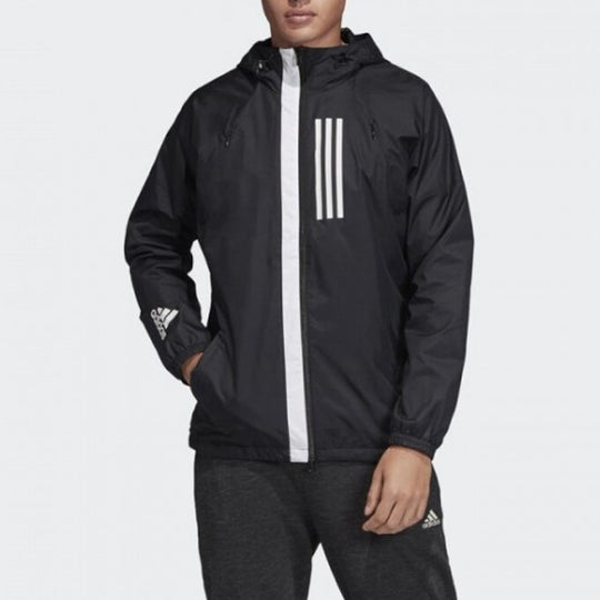 adidas Training Zipper Sports Jacket Black EK4624 - KICKS CREW